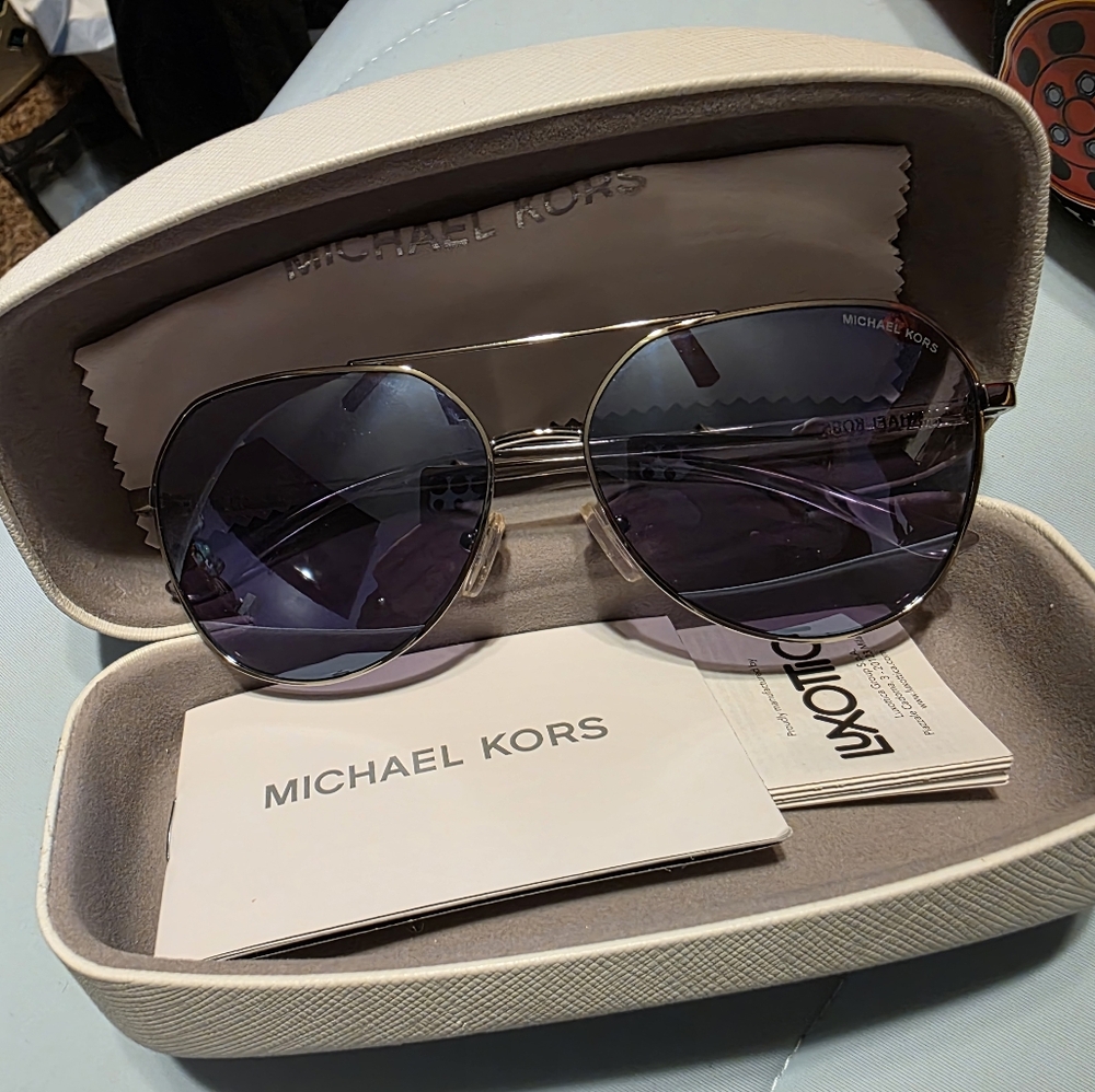 Michael Kors Aviator Sunglasses